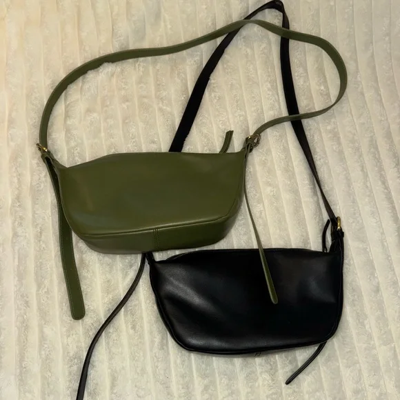 Green and Black Crossbody Bags - Picture 4 of 5